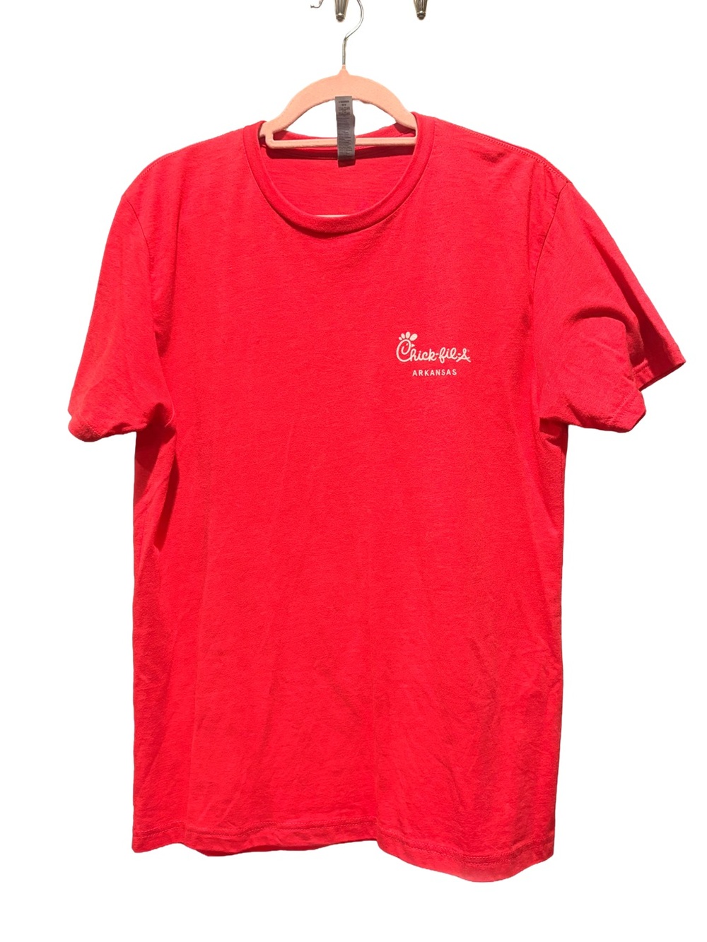 ChickFilA Arkansas Razorbacks Red Short-Sleeve Crewneck T-Shirt